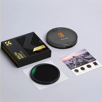 K&F CONCEPT 37mm Variable ND Filter ND2-ND32 (1-5 Stops) No X Cross - size: 37mm