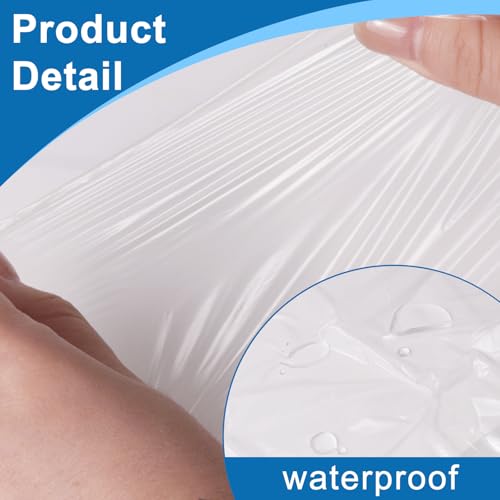 6pcs 9x12ft Painter Plastic Drop Cloths Sheet,Waterproof Anti-dust Cover, Disposable Tarp for Painting for Couch/Furniture Cover - size: 6pack