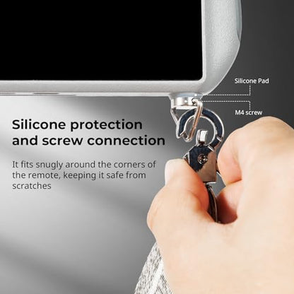 SMALLRIG Shoulder Strap for DJI RC, RC 2, RC Pro, and RC Pro2, Featuring Silicone Protection, Screw Connection, Widened Shoulder Strap, and Quick-Release Design - 5978