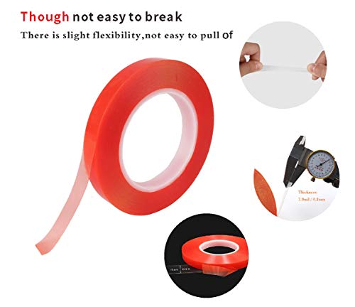 Kaisiking 15mm x 25M Wide Clear Double Sided Tape Two Sided Adhesive Tape - size: 1pcs (15mm)