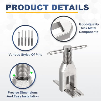 MECCANIXITY Motor Pinion Remove Gear Puller Tool Set, RC Model Metal Motor Gear Puller for RC Drones Helicopters Small Hobby Motor Pinion Parts