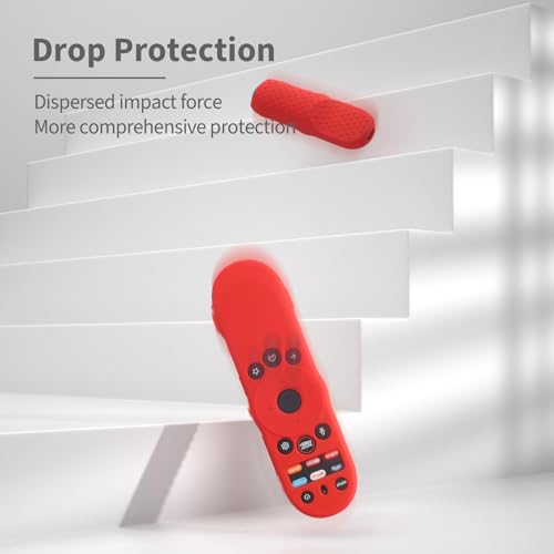 Cover for Vizio Smart TV Remote XRT270 2023, Silicone Protector Case Replacement for Vizio Remote Control XRT270, Shockproof (Black) - color: Black