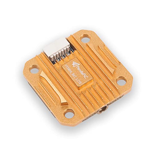 PandaRC VT5804 BAT LITE 5.8GHz FPV VTX 0mW/25mW/200mW/400mW/800mW/1300mW switchable FPV video transmitter for Long-Distance FPV Racing Drone quad//RC Crawler/Plane (28mm×28mm×6mm)