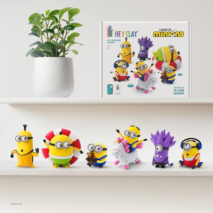 HEY CLAY Minions Modeling Air Dry Clay for Kids 4-8 Craft Kits for Kids