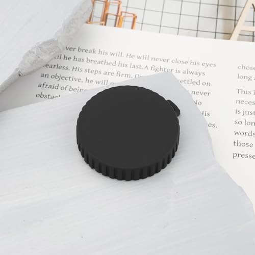 4Pcs Camera Lens Cap Silicone Protective Case Dust Cover Protection Cap Compatible with Osmo Action 5pro 4 3 Black 3.5x3.9x0.7cm