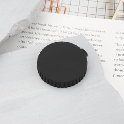 4Pcs Camera Lens Cap Silicone Protective Case Dust Cover Protection Cap Compatible with Osmo Action 5pro 4 3 Black 3.5x3.9x0.7cm
