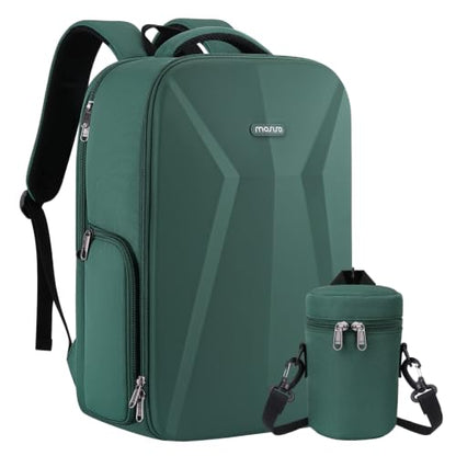 MOSISO Camera Backpack,Photography Camera Bag with Lens Pouch,Emerald Green - color: Emerald Green
