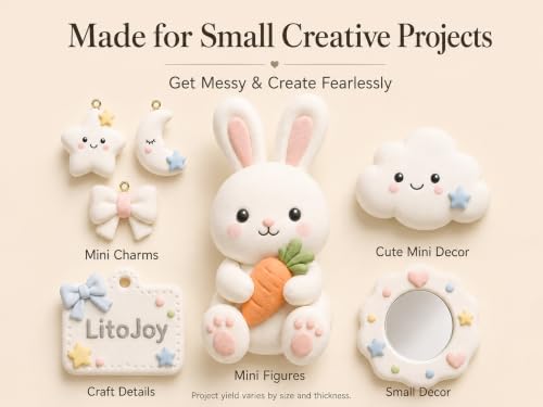 White Air Dry Foam Clay 100g/3.5oz, Soft & Easy to Mold - color: White