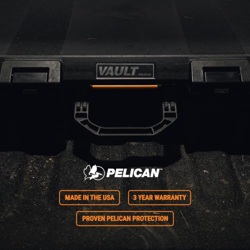 Pelican Vault V200 Hard Case (Camera, Pistol, Gear, Equipment) - color: Black, style: Empty Case