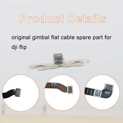 Gimbal Camera Ribbon Cable Replacement for DJI Flip Drone Accessories,PTZ Flat Ribbon Wire Repair Part,Gimbal Control Cable Repair Parts for DJI Flip