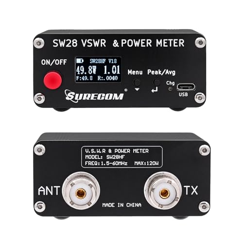 Mcbazel Surecom SW-28HF 1.5MHz-60MHz 120W Mini V.S.W.R. & Power Meter