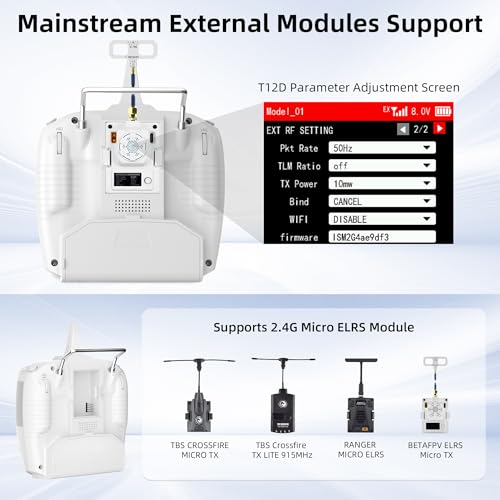 Radiolink T12D V2 2.4G 12 Channels JR ELRS RC Transmitter & R12F Receiver