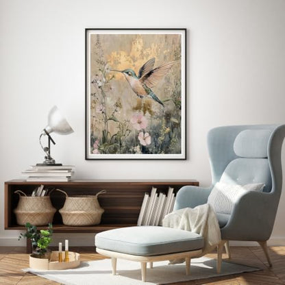 WUDWL Paint by Numbers Kit for Adults Framed Canvas, with Wooden Easel - color: YH05344