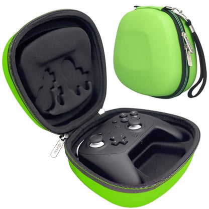 sisma Protective Case Compatible with Nintendo Switch 2 Pro Controller, Hard Shell Original Switch Controller Protection Travel Storage Case Portable Carrying Bag, Green - color: Green