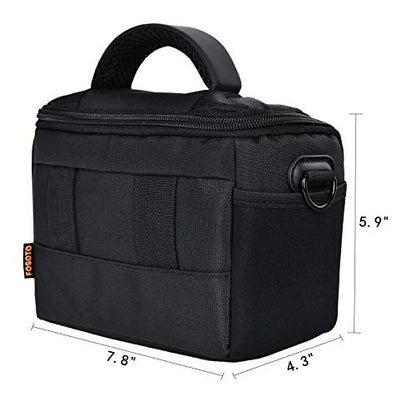 Waterproof Crossbody Camera Bag for Canon Nikon Sony DSLR Mirrorless Camera
