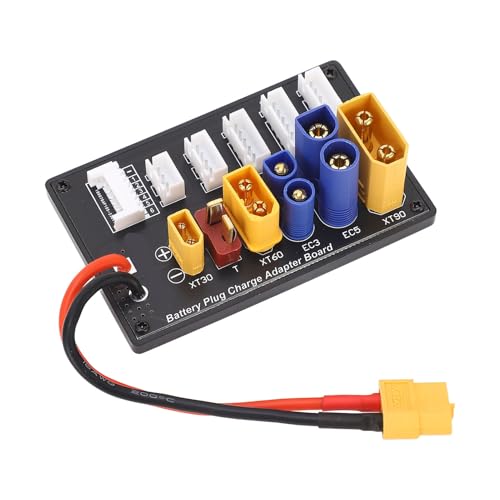 LiPo Parallel Charging Board 6S Expansion Board with EC3 EC5 T Connectors for Multiple RC Battery Charging and Power Tools