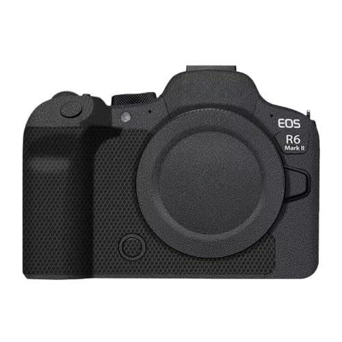 R6II R62 R6M2 Camera Decal Skin 3M Vinyl Wrap Film Protective Sticker Protector Coat for Canon EOS R6 Mark II 2 M2 MarkII Mark2 (Leather Black) - color: Leather Black