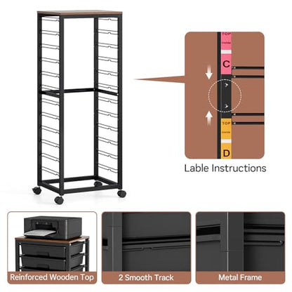 SYKIARIOL Rolling Cart with 12 Drawers,Black - color: Black, size: 12 Drawers