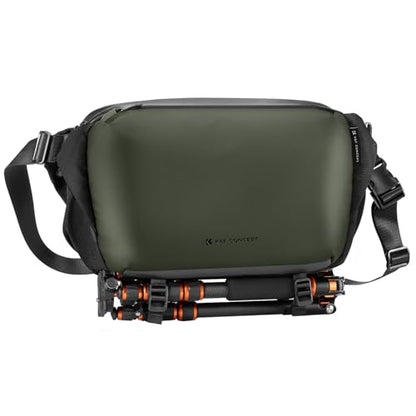 K&F CONCEPT Large Camera Sling Bag, Everyday Shoulder Bag - color: 13 Deep Green Large