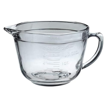 Anchor Hocking Batter Bowl, 2 Quart Glass Mixing Bowl - color: Clear, size: 1 Count