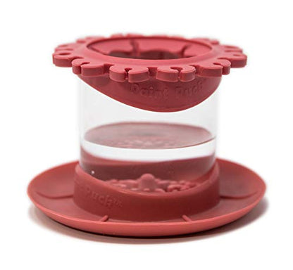 Paint Puck Ultimate Rinse Cup Paint Brush Cleaner, Mug (4 in), Red - color: red, size: Mug