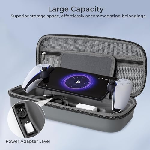 CoBak Hard Carrying Shell Case for PlayStation Portal Remote Player - color: Gray
