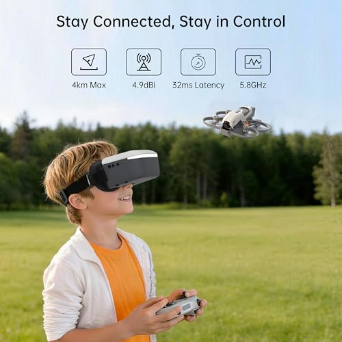 CADDXFPV Walksnail Ascent HD Digital FPV Goggles – 1080P/60FPS, 58°FOV