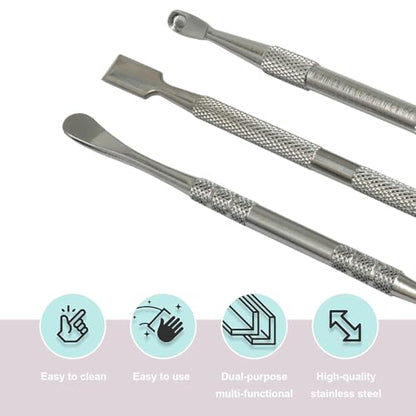 Jiozermi 3 Pack Wax Carving Tools, Stainless Steel Sculpting Tools - color: Silver, size: 3 Pcs