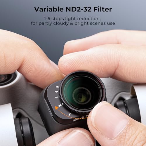K&F CONCEPT Variable ND2-32 (1-5 Stop) ND Filter for DJI Mini 3 Pro - style: ND2-32