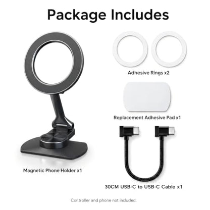 Adjustable Magnetic Phone Stand for DJI RC-N1/N2/N3 Controller(Square Base) - size: Rectangle