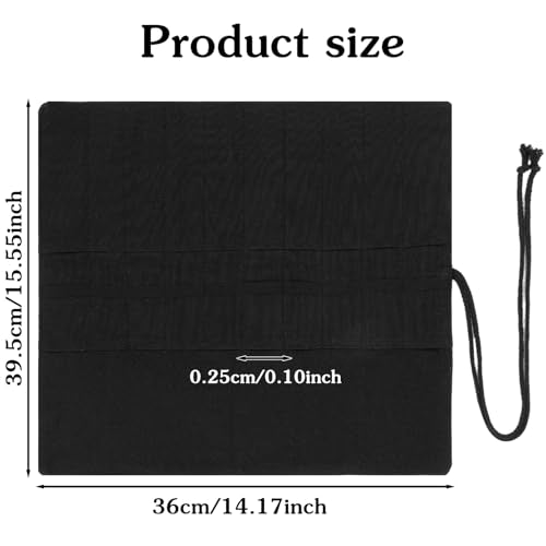 Paint Brush Roll up Case, Watercolor Brush Holder,Roll up