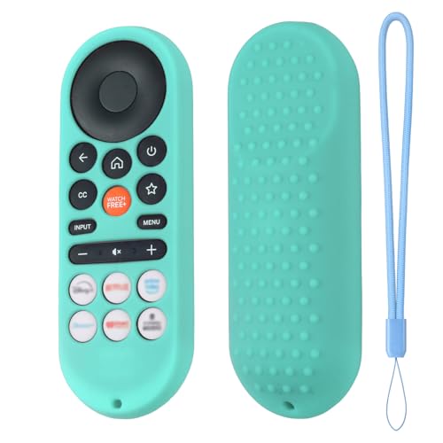 Hi Color XRT281 Remote Cover for Vizio/Onn FHD LED TV Remote 2026 Silicone Protective Case Compatible with VIZIO XRT281 ONN Remote Silicone Case Cover with Lanyard (Mint) - color: mint