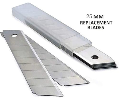 T TOVIA Utility Knife Blades 200 Pack, 25MM SK5 Box Cutter Blades Refills - size: 200pcs