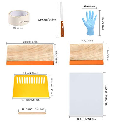 Caydo 50W LED Exposure Unit for Screen Printing, UV Screen Printing Light with 31 Pieces Screen Printing Starter kit for Screen Printing