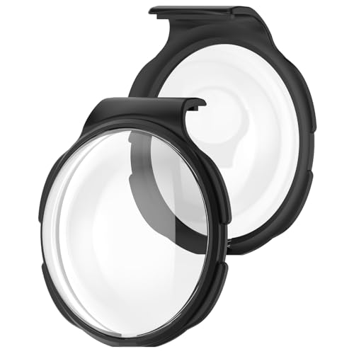 RuenTech Lens Guard for DJI Osmo 360 Camera, Lens Protector Cover for DJI Osmo 360 Accessorie (Black&Black)