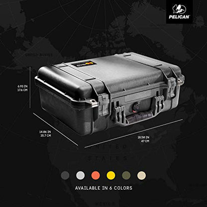 Pelican 1500 Case With Foam (Desert Tan) - color: Desert Tan, style: Single
