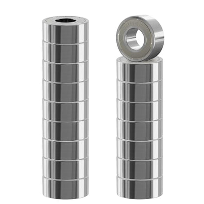 20 Pcs 624ZZ Ball Bearings, Carbon Steel, 4x13x5mm - size: 624ZZ 20Pcs