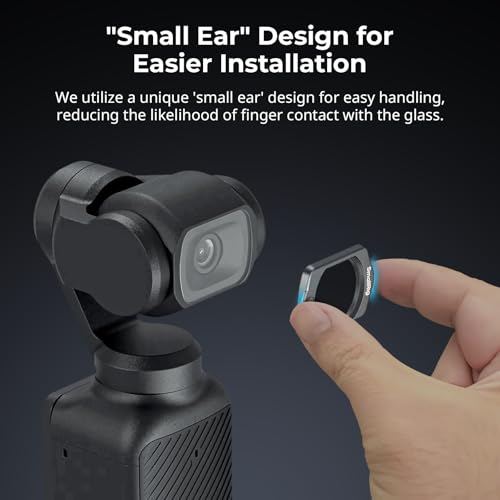 SMALLRIG 1/2 Black & White Diffusion, CPL Filter for DJI Osmo Pocket 4/3 - style: Black / White Diffusion+ CPL Filter