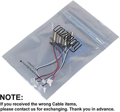 Crazepony 4pcs 6x15mm Motor (Speed: Insane) 19000KV for Blade Inductrix Tiny Whoop Micro JST 1.25 Plug - size: Small