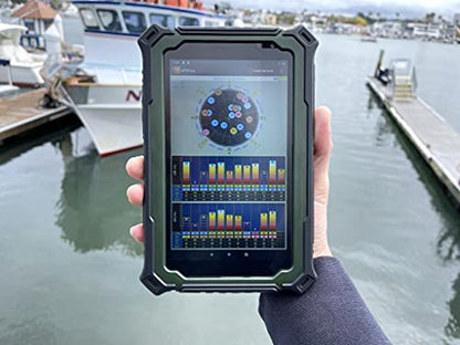 RT71-Pro Ruggedized Tablet - 7" 1200NIT High Bright, 8 Core 2.0GHz, Android 9, 4G LTE, Military Spec in Army Green