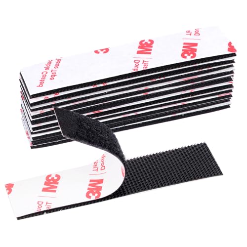 Hook and Loop Tape 1in x 4in 10 Pairs, Mounting Tape Heavy Duty Adhesion - size: 1in×4in