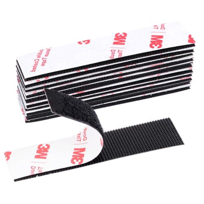 Hook and Loop Tape 1in x 4in 10 Pairs, Mounting Tape Heavy Duty Adhesion - size: 1in×4in