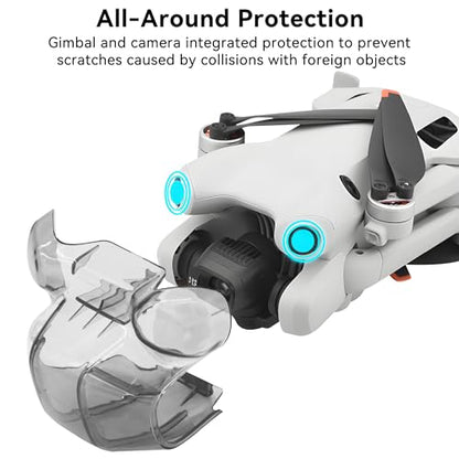 Gimbal Protector Cover for Mini 4 Pro Lens Cover Dustproof Cap Compatible with DJI Mini 4 Pro Drone Accessories Replacement Part Gimbal Guard