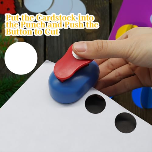 Luomorgo 1 Inch Circle Hole Punch, 1 Pc Paper Punch - size: 1 Inch