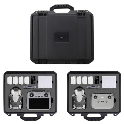 Mini 4 Pro Case-Professional Portable Hard Shell Travel Carrying Case for DJI Mini 4 Pro Fly More Combo and Drone Accessories