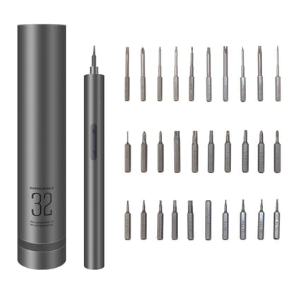 Mini Electric Screwdriver，32 in 1 Precision electric screwdriver set，Small Power Screwdriver Cordless Rechargeable, Electronic Repair Tool Kit for PC, Computer, Laptop, Phone,watch,RC Drone