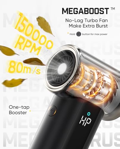 Fanttik B11 Pro Max Electric Air Duster with Powerbank Function (Champagne) - color: Champagne Gold