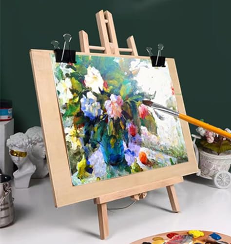 2PCS 17 Inch Desktop Easel, Party Easel, Wooden Easel - Versatile Tabletop Art Display Stand for Creative Projects and Events