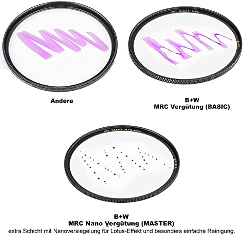 B+W 72mm Master High Transmission Kaesemann Circular Polarizer MRC Nano Glass Filter