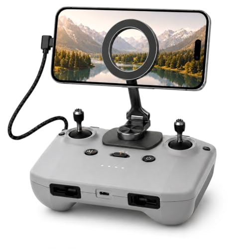 Adjustable Magnetic Phone Stand for DJI RC-N1/N2/N3 Controller(Square Base) - size: Rectangle